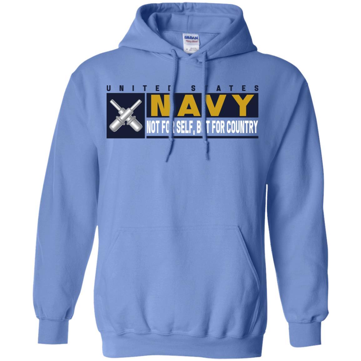 U.S Navy Gunner's mate Navy GM- Not for self Long Sleeve - Pullover Hoodie-TShirt-Navy-Veterans Nation