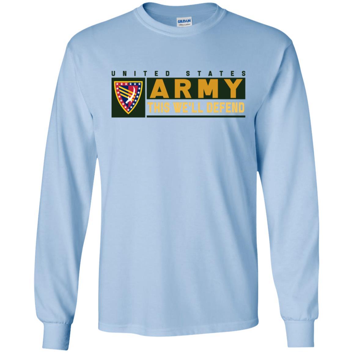 US Army 38 SUSTAINMENT BRIGADE- This We'll Defend T-Shirt On Front For Men-TShirt-Army-Veterans Nation