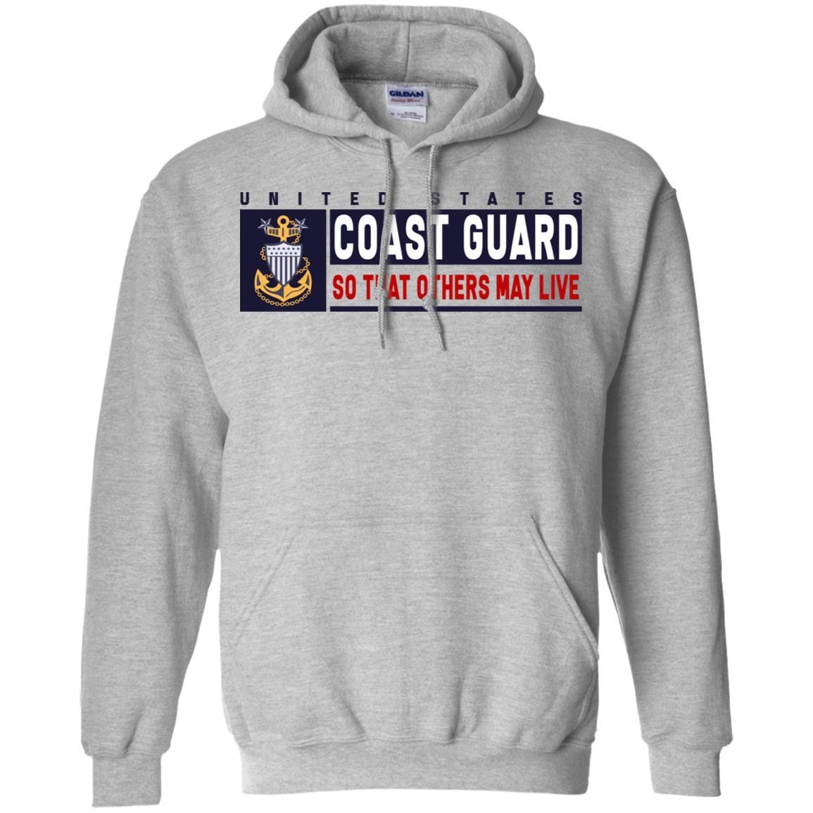 US Coast Guard E-9 So That Others May Live Long Sleeve - Pullover Hoodie-TShirt-USCG-Veterans Nation