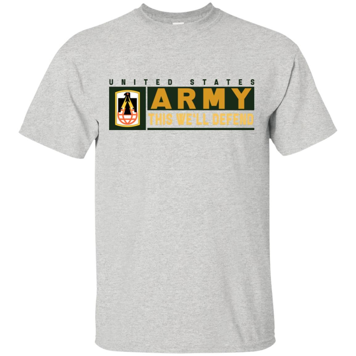 US Army 11TH SIGNAL BRIGADE- This We'll Defend T-Shirt On Front For Men-TShirt-Army-Veterans Nation