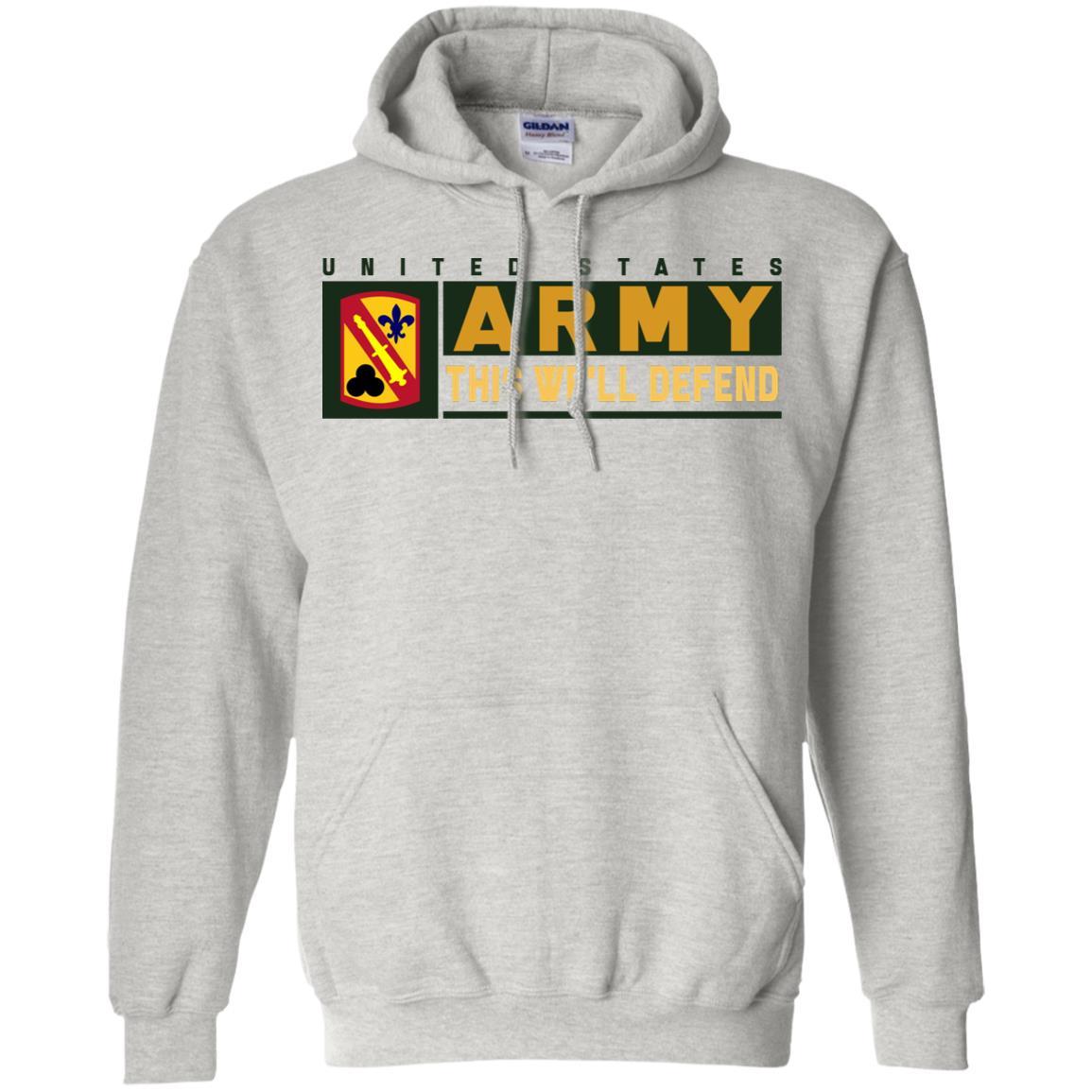 US Army 42 FIELD ARTILLERY BRIGADE- This We'll Defend T-Shirt On Front For Men-TShirt-Army-Veterans Nation
