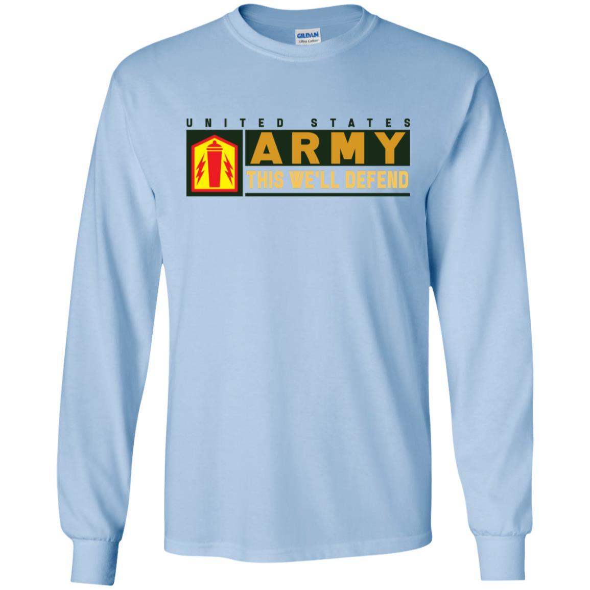 US Army 41 FIRES BRIGADE- This We'll Defend T-Shirt On Front For Men-TShirt-Army-Veterans Nation