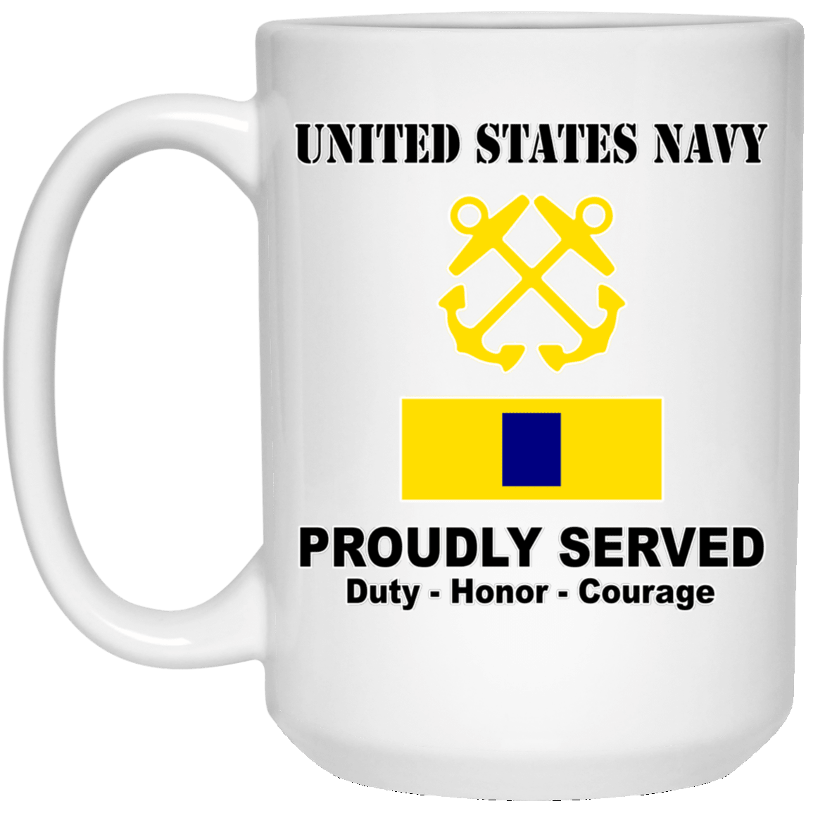 US Navy W-4 Chief Warrant Officer 4 W4 CW4 Warrant Officer Ranks T shirt White Coffee Mug - Stainless Travel Mug-Mug-Navy-Officer-Veterans Nation