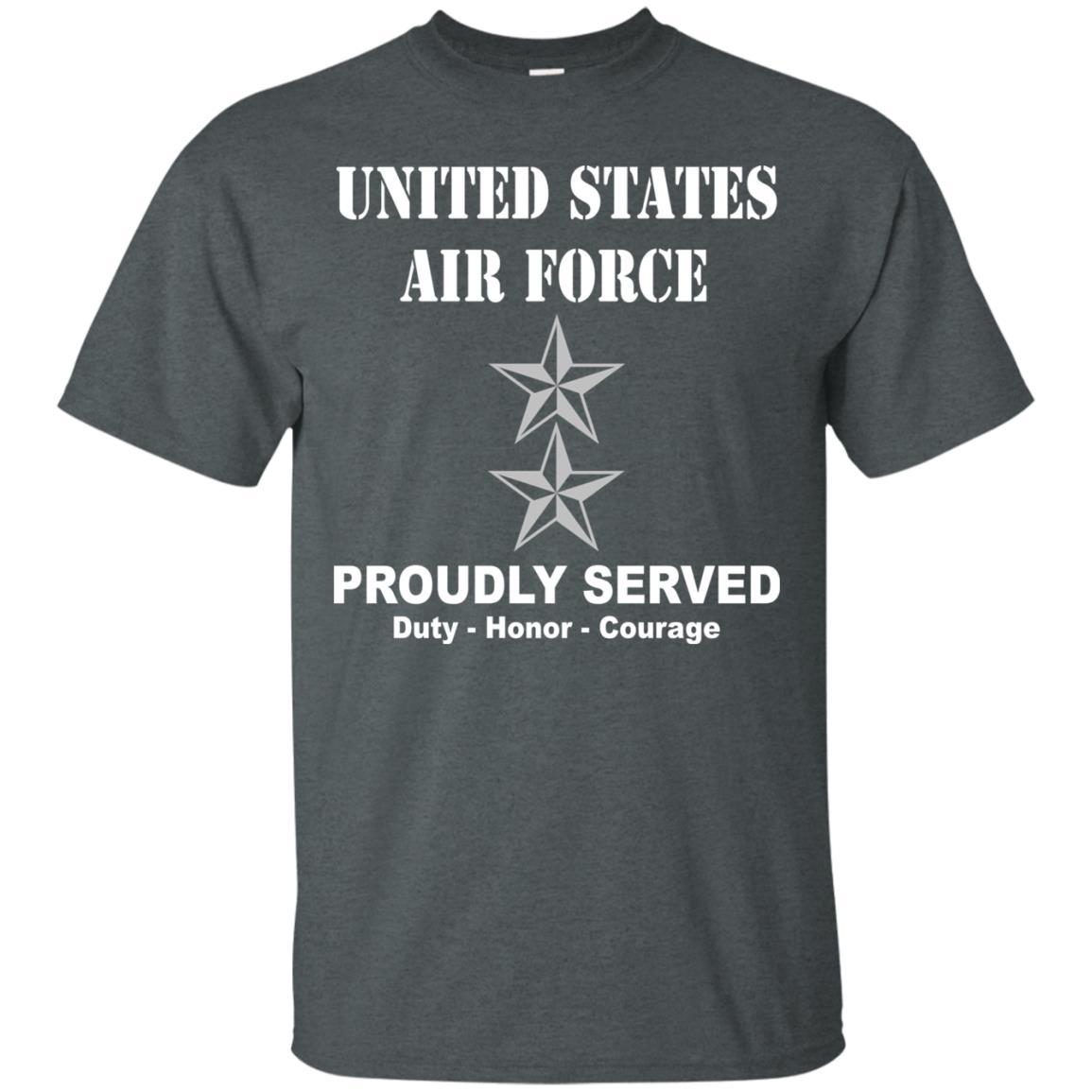 US Air Force O-8 Major General Maj G O8 General Officer Ranks Men Front T Shirt For Air Force-TShirt-USAF-Veterans Nation
