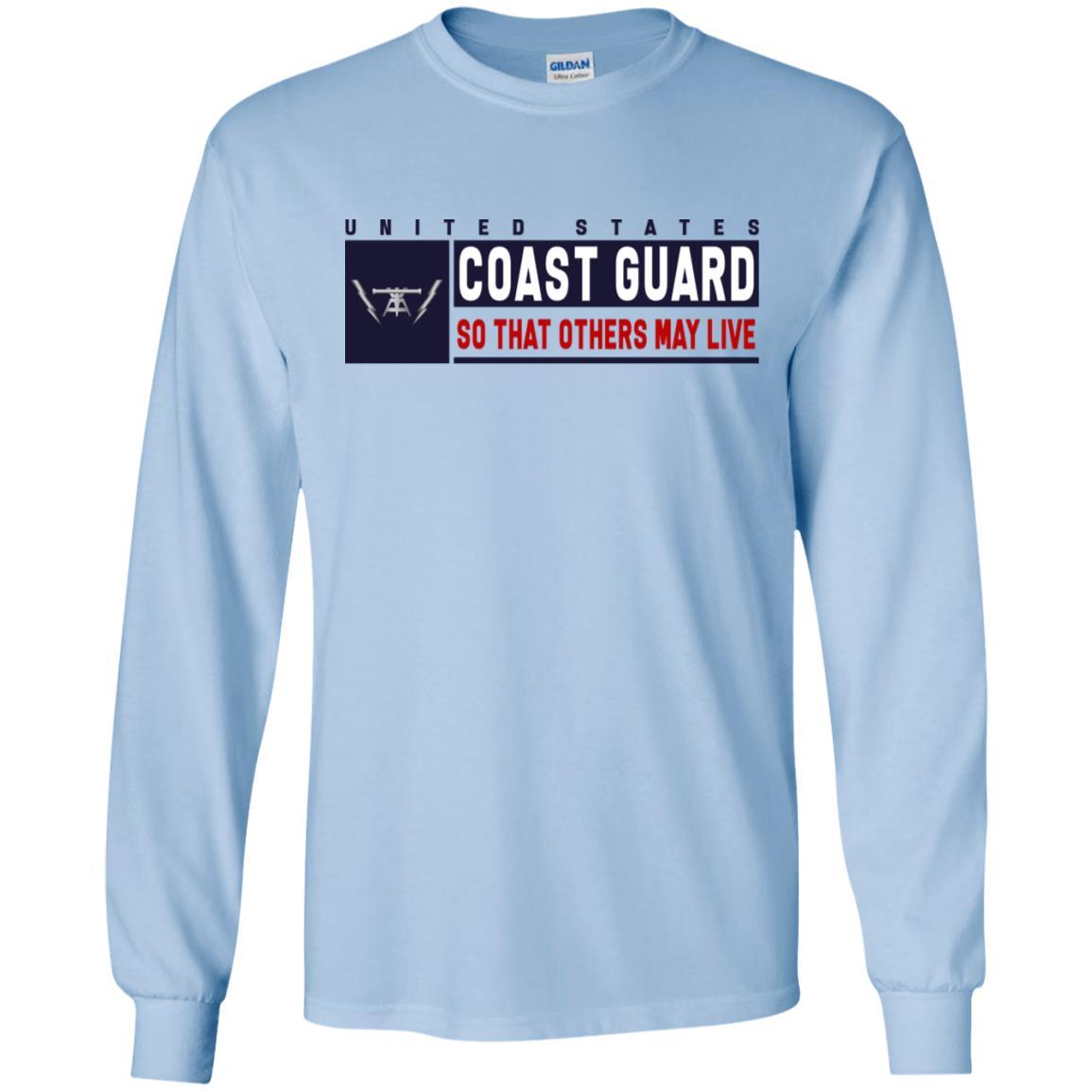 US Coast Guard Fire Control Technician FT Logo- So that others may live Long Sleeve - Pullover Hoodie-TShirt-USCG-Veterans Nation