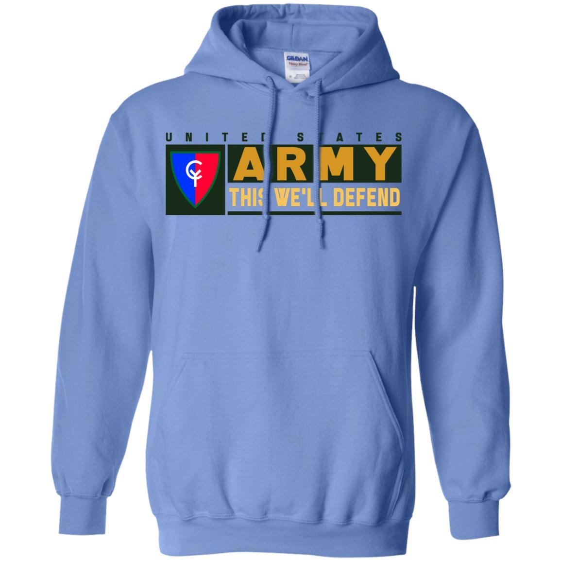 US Army 38TH INFANTRY DIVISION- This We'll Defend T-Shirt On Front For Men-TShirt-Army-Veterans Nation