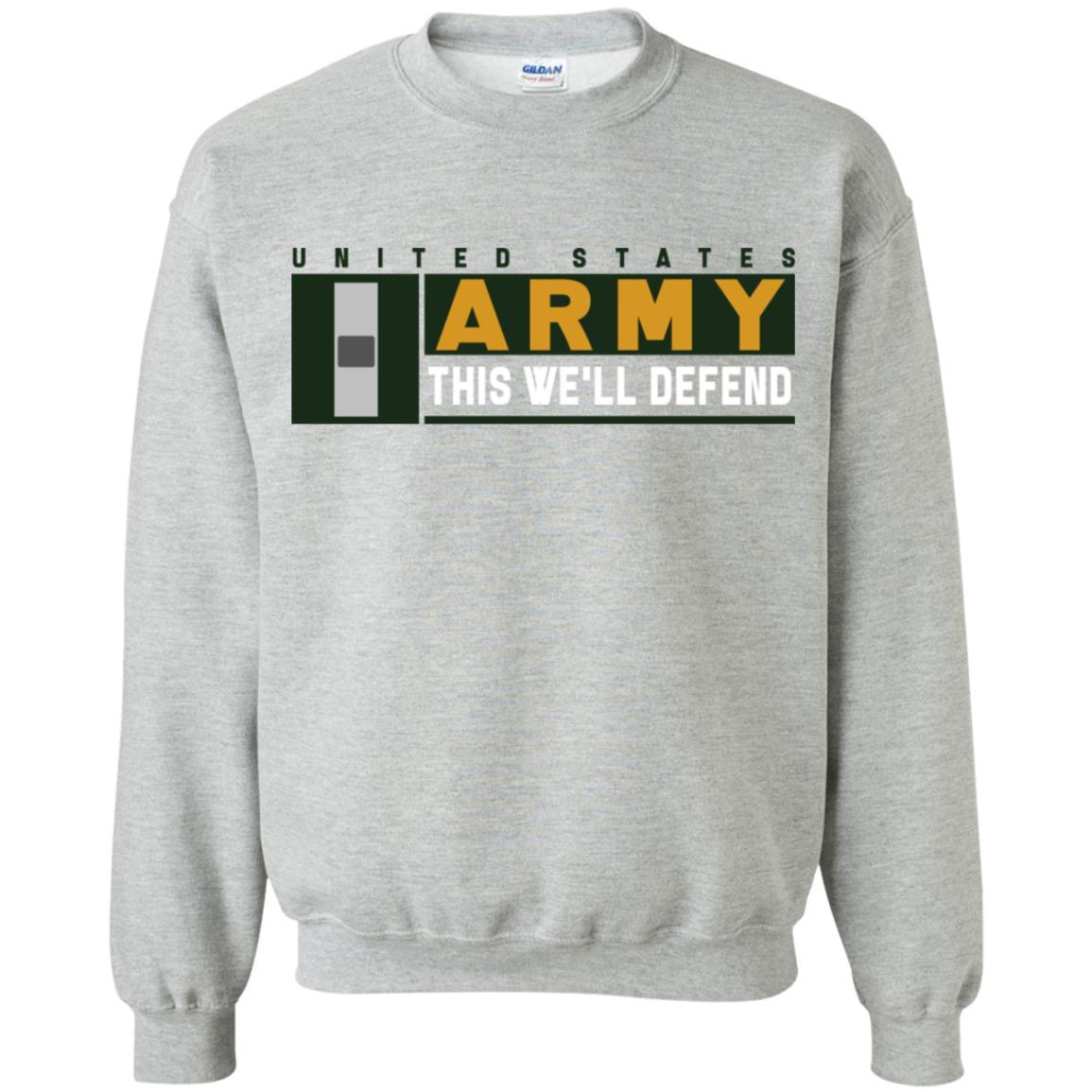 US Army W-1 This We Will Defend Long Sleeve - Pullover Hoodie-TShirt-Army-Veterans Nation