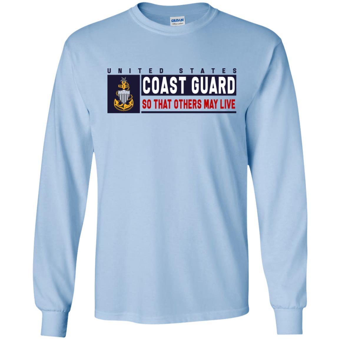 US Coast Guard E-8 Senior Chief Petty Officer E8 SCPO Chief Petty Officer So That Others May Live Long Sleeve - Pullover Hoodie-TShirt-USCG-Veterans Nation