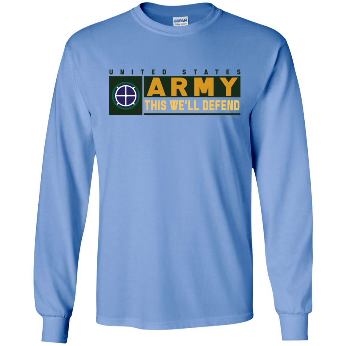 US Army 35TH INFANTRY DIVISION- This We'll Defend T-Shirt On Front For Men-TShirt-Army-Veterans Nation