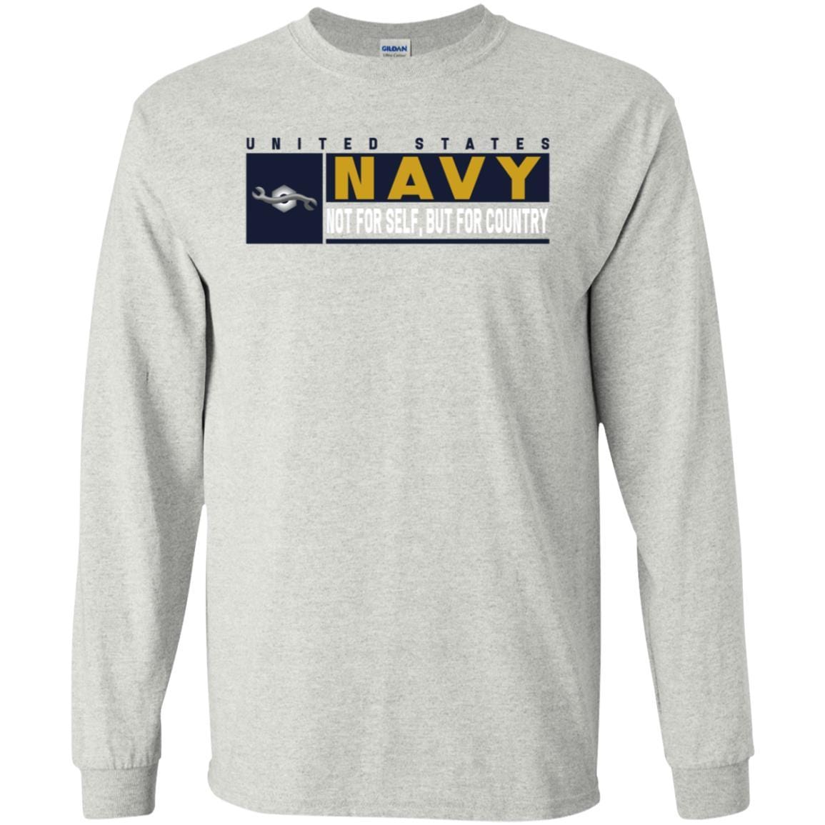 Navy Construction Mechanic Navy CM- Not for self Long Sleeve - Pullover Hoodie-TShirt-Navy-Veterans Nation