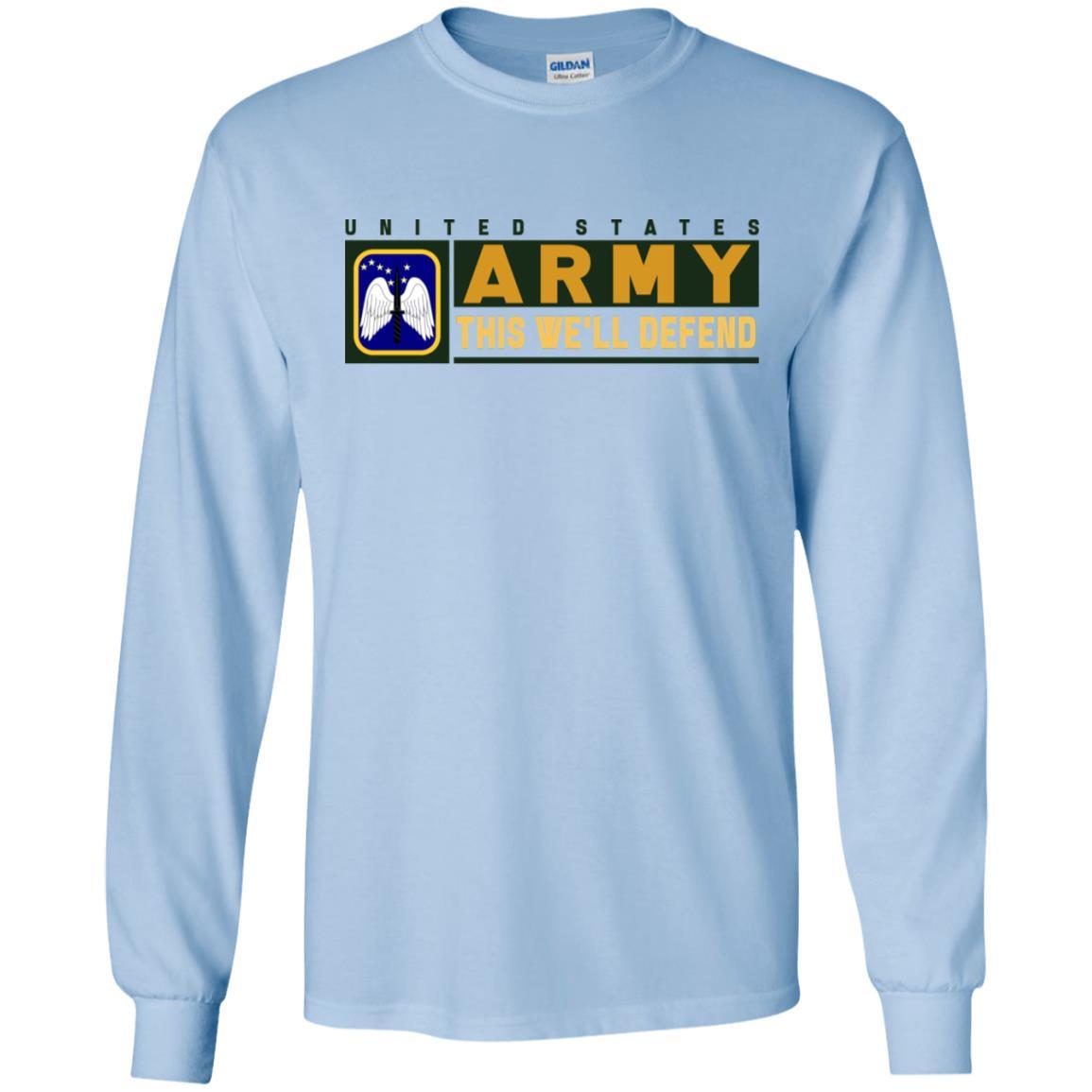 US Army 16TH AVIATION BRIGADE- This We'll Defend T-Shirt On Front For Men-TShirt-Army-Veterans Nation