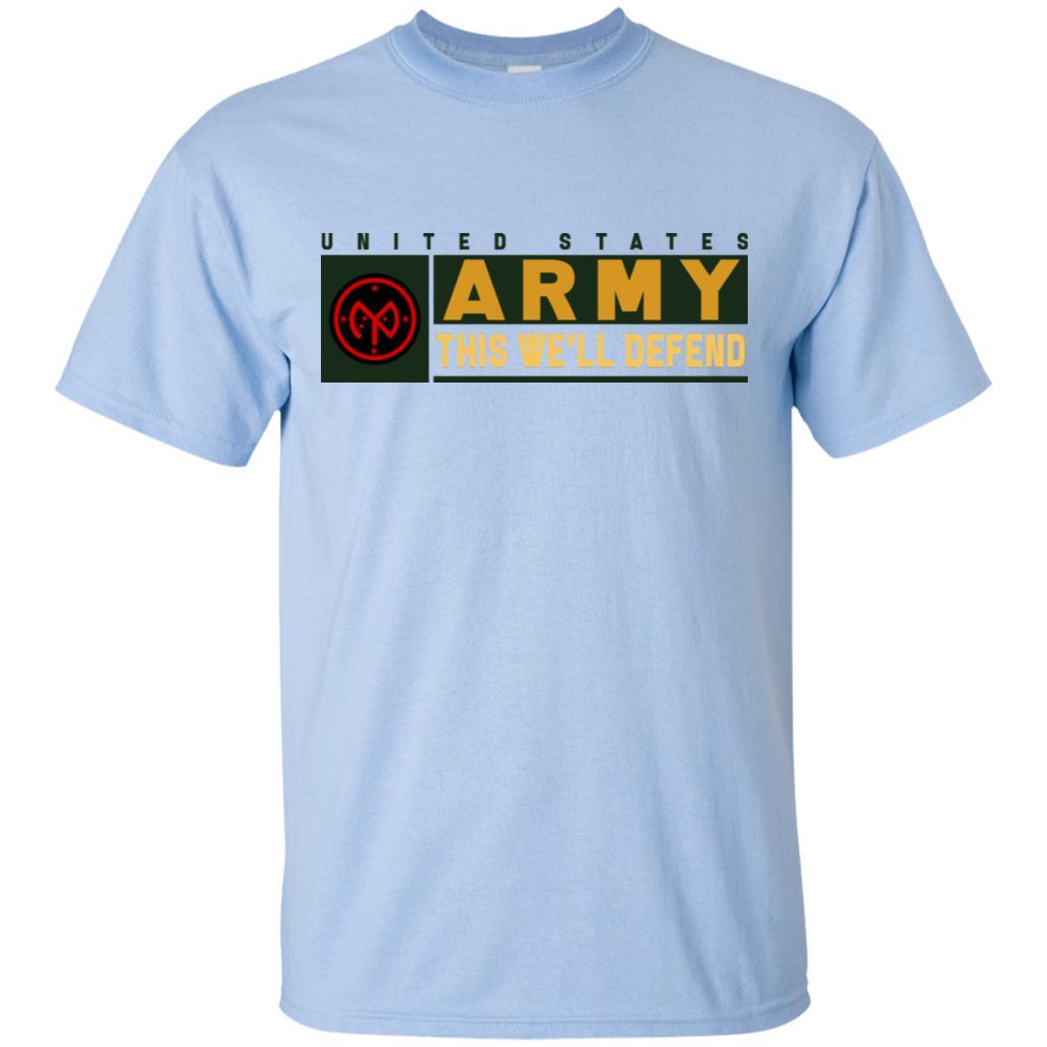 US Army 27TH INFANTRY BRIGADE COMBAT TEAM- This We'll Defend T-Shirt On Front For Men-TShirt-Army-Veterans Nation