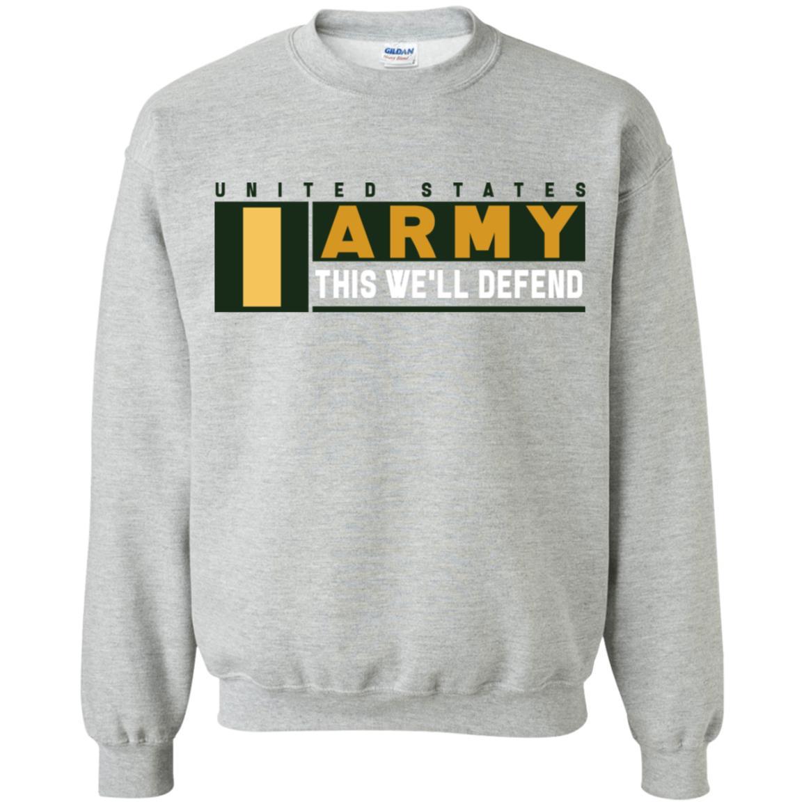 US Army O-1 This We Will Defend Long Sleeve - Pullover Hoodie-TShirt-Army-Veterans Nation