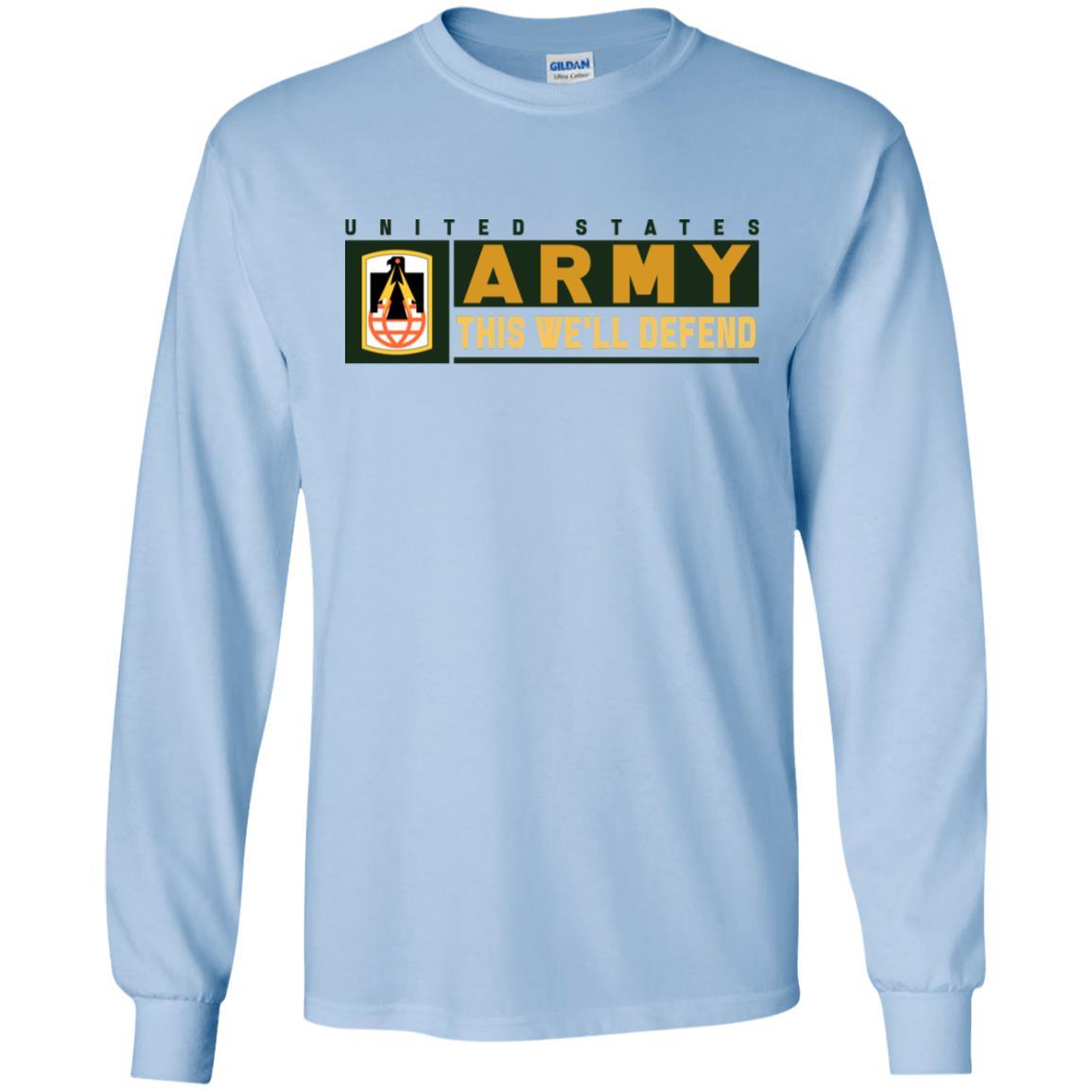 US Army 11TH SIGNAL BRIGADE- This We'll Defend T-Shirt On Front For Men-TShirt-Army-Veterans Nation