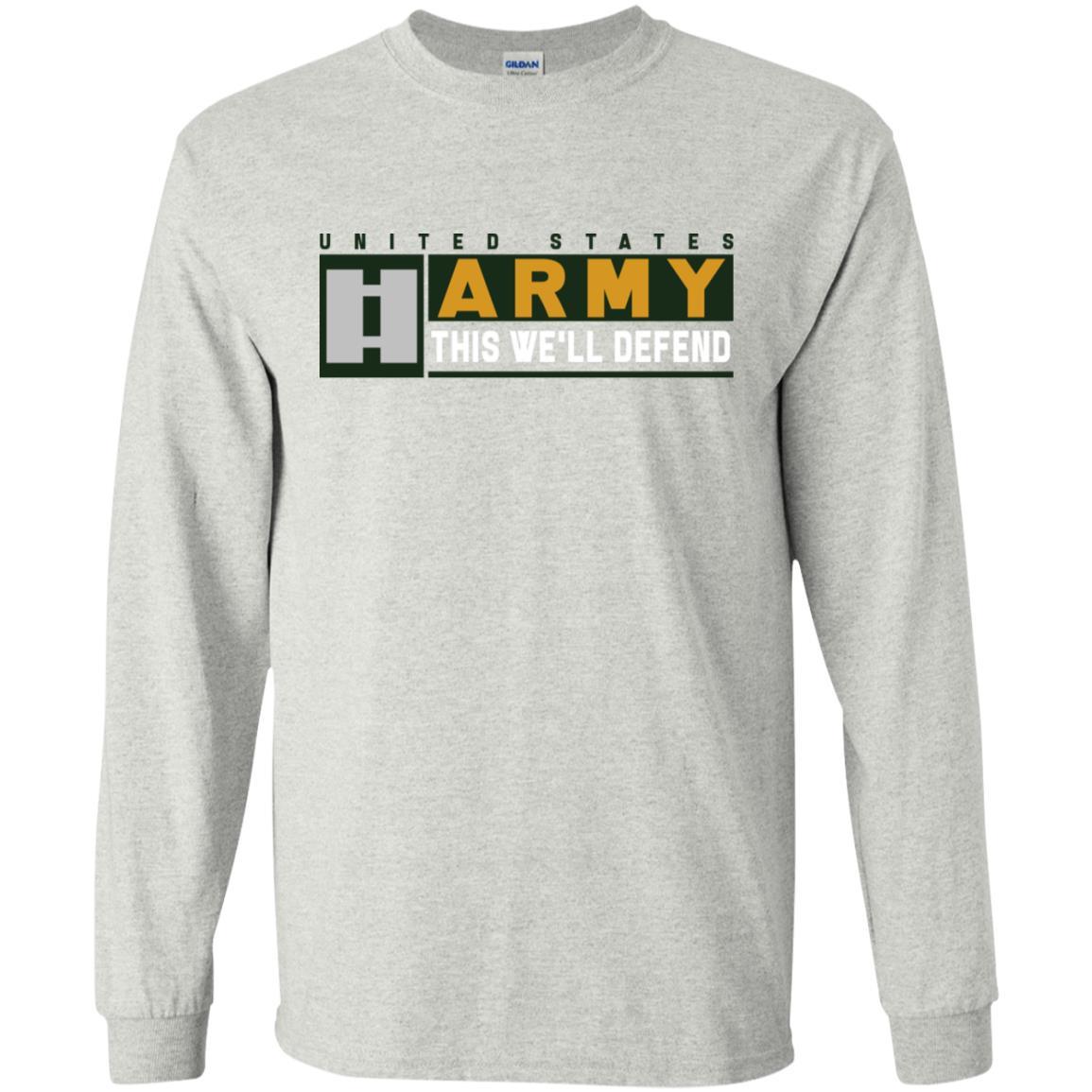 US Army O-3 This We Will Defend Long Sleeve - Pullover Hoodie-TShirt-Army-Veterans Nation