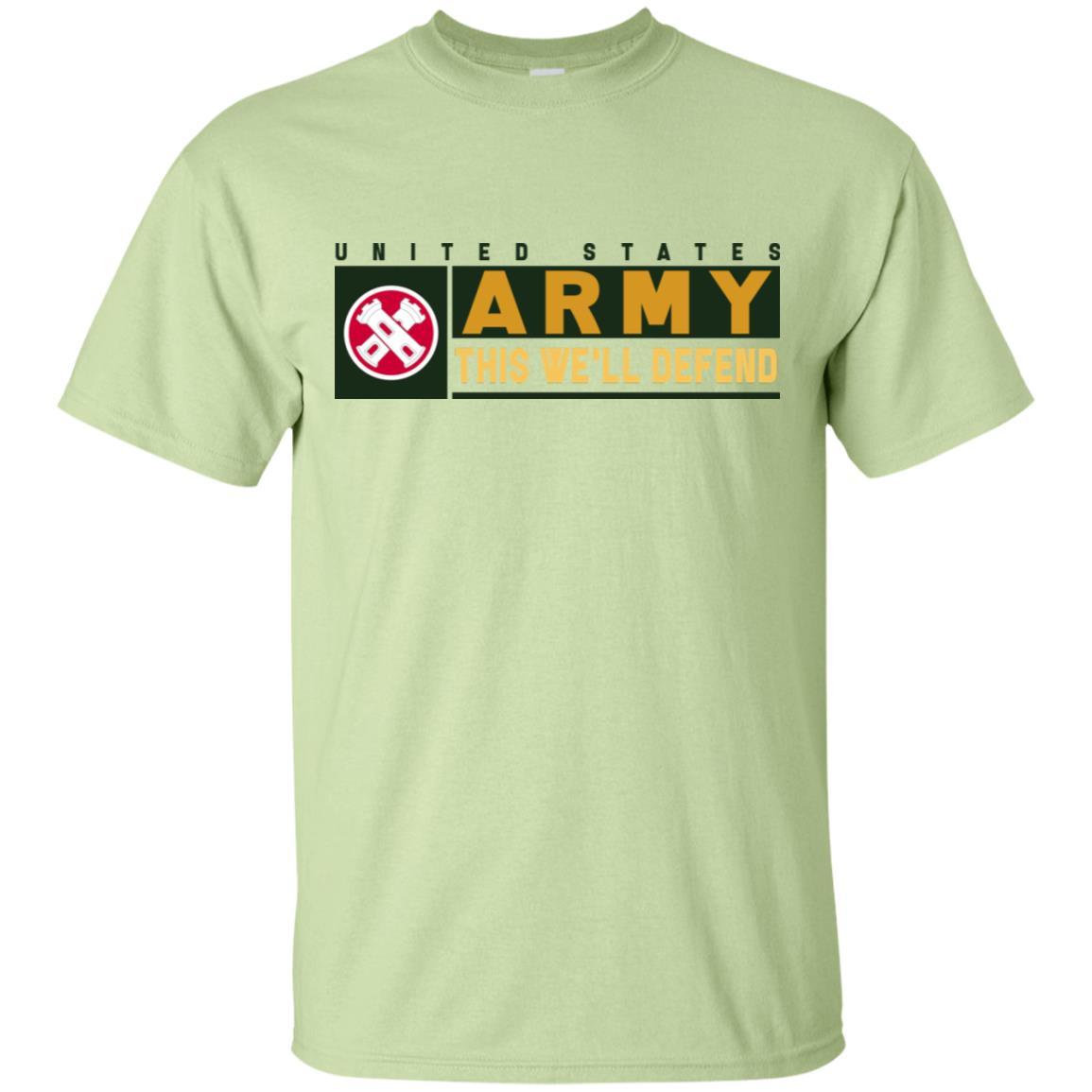 US Army 16TH ENGINEER BRIGADE- This We'll Defend T-Shirt On Front For Men-TShirt-Army-Veterans Nation