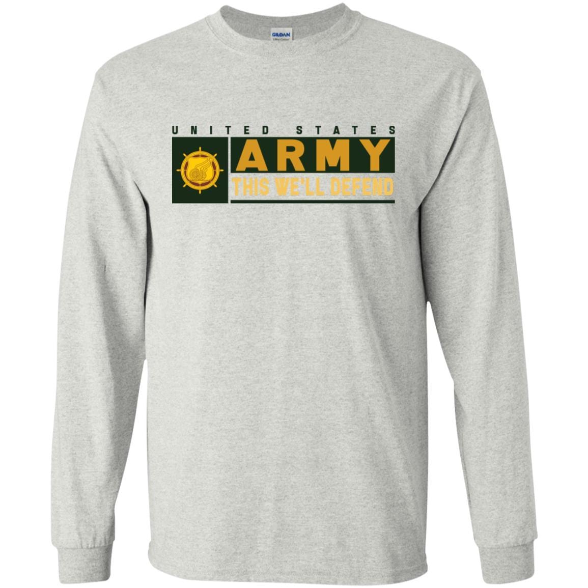U.S. Army Transportation Corps- This We'll Defend T-Shirt On Front For Men-TShirt-Army-Veterans Nation