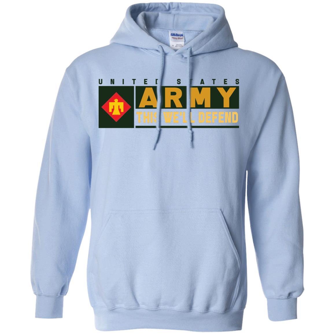 US Army 45TH INFANTRY BRIGADE COMBAT TEAM- This We'll Defend T-Shirt On Front For Men-TShirt-Army-Veterans Nation