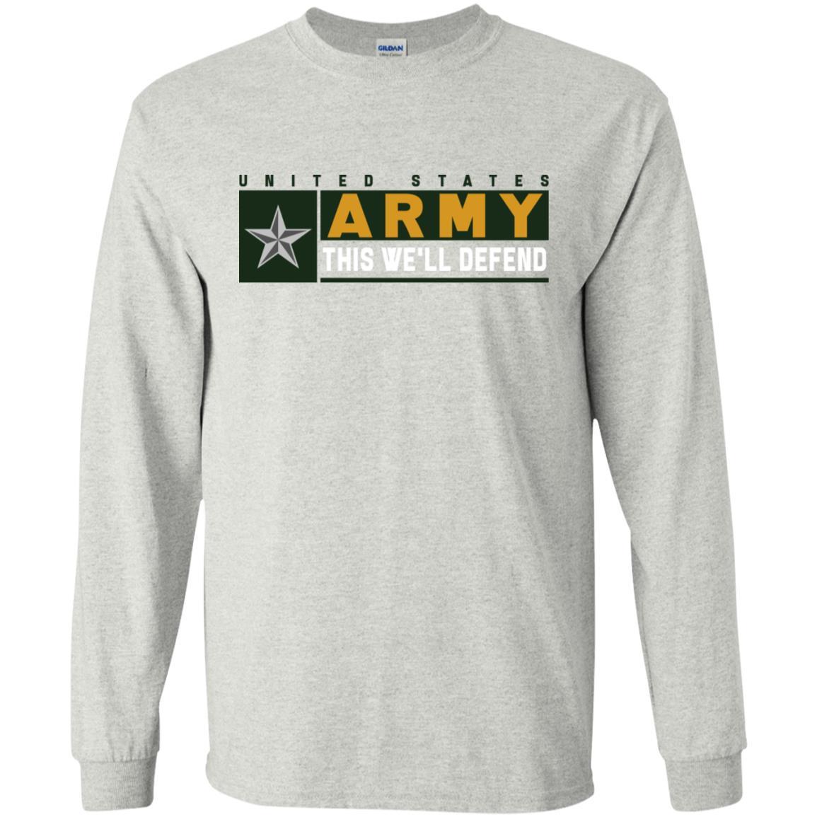US Army O-7 This We Will Defend Long Sleeve - Pullover Hoodie-TShirt-Army-Veterans Nation
