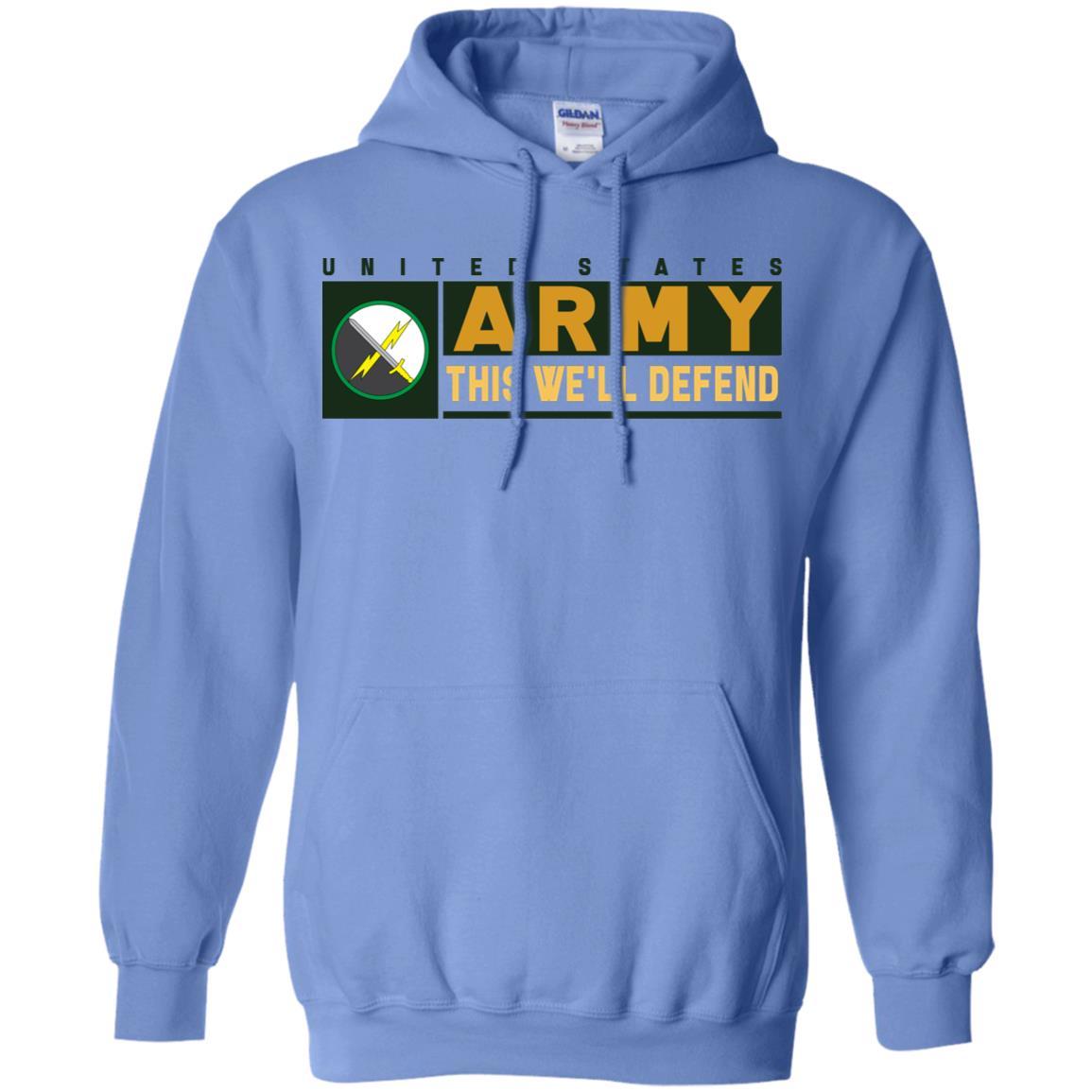 US Army 1ST INFORMATION OPERATIONS COMMAND- This We'll Defend T-Shirt On Front For Men-TShirt-Army-Veterans Nation
