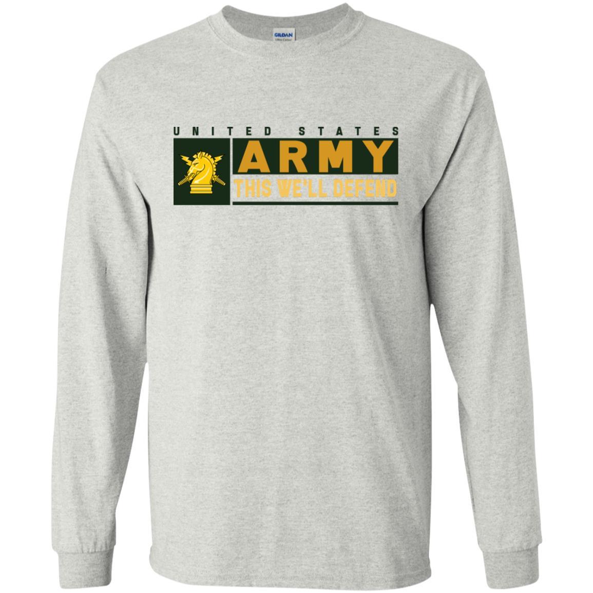 US Army Psychological Ops- This We'll Defend T-Shirt On Front For Men-TShirt-Army-Veterans Nation