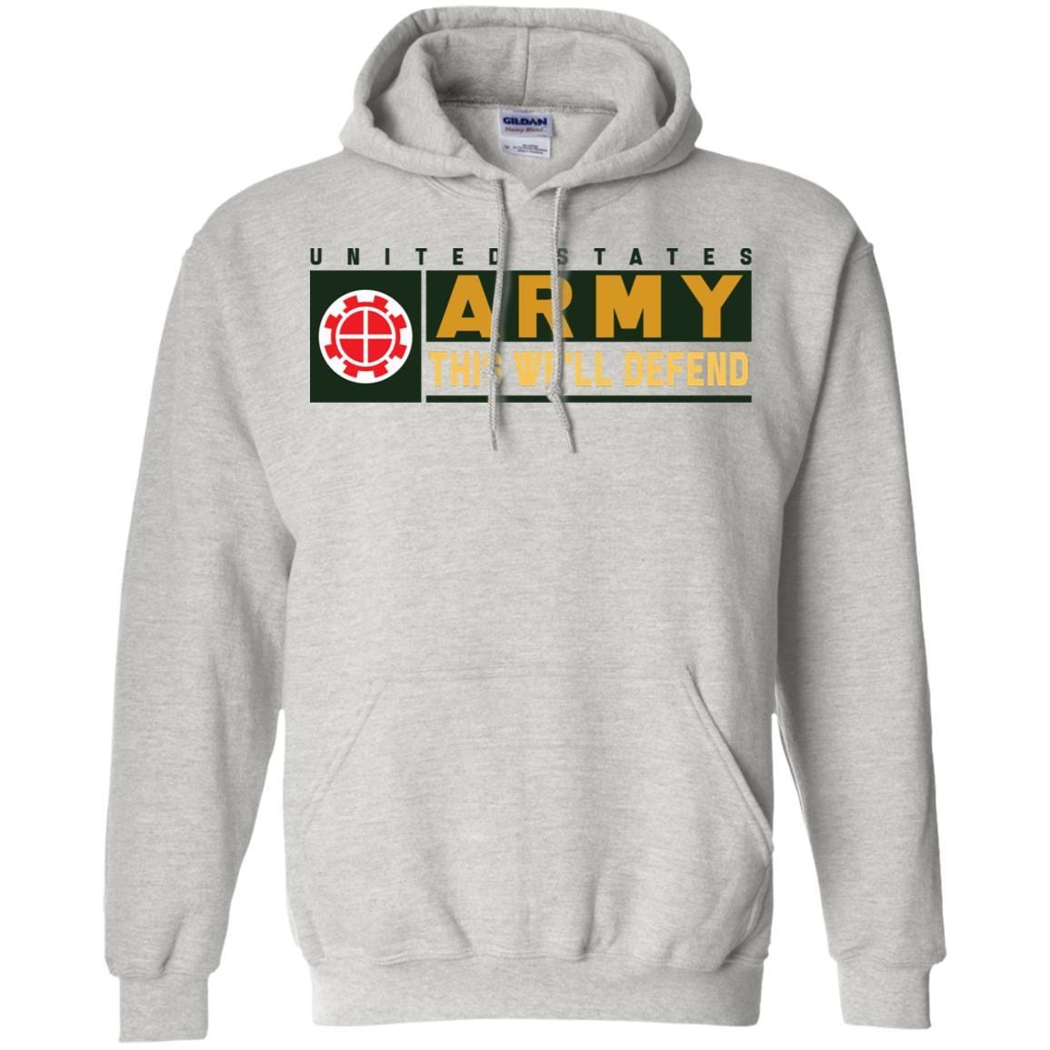US Army 35TH ENGINEER BRIGADE- This We'll Defend T-Shirt On Front For Men-TShirt-Army-Veterans Nation