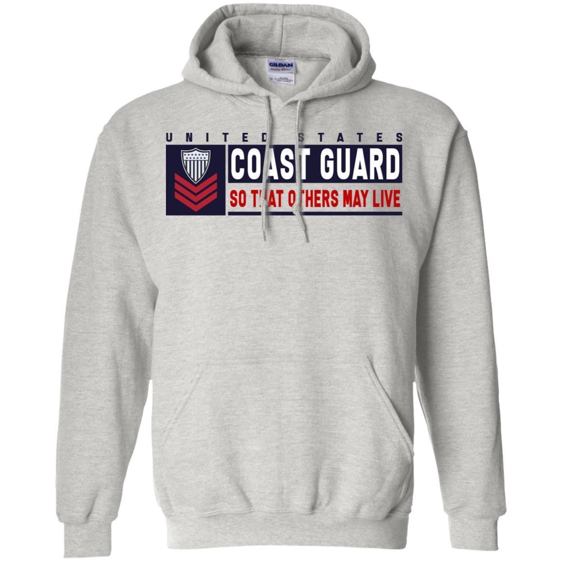 US Coast Guard E-6 Petty Officer First Class E6 PO1 So That Others May Live Long Sleeve - Pullover Hoodie-TShirt-USCG-Veterans Nation