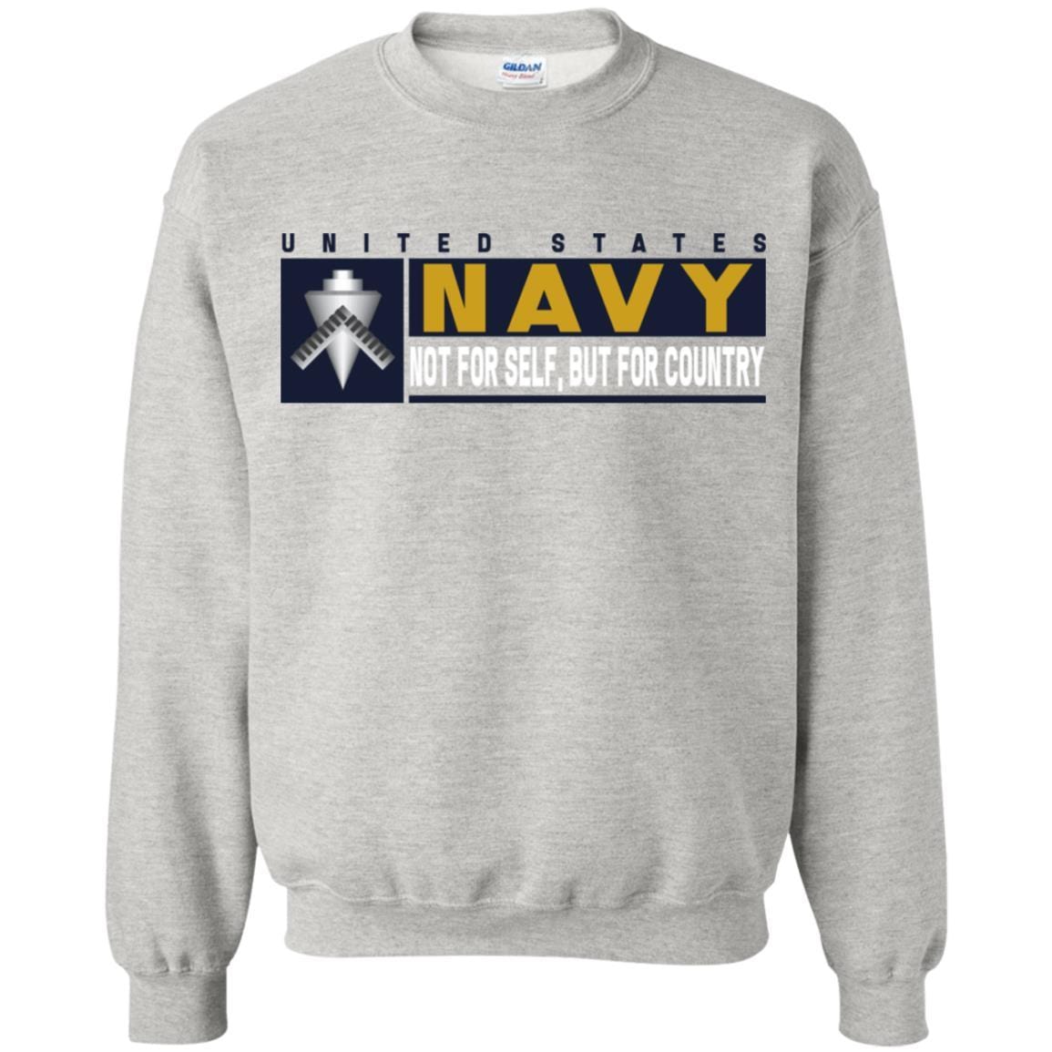 U.S Navy Builder Navy BU- Not for self Long Sleeve - Pullover Hoodie-TShirt-Navy-Veterans Nation