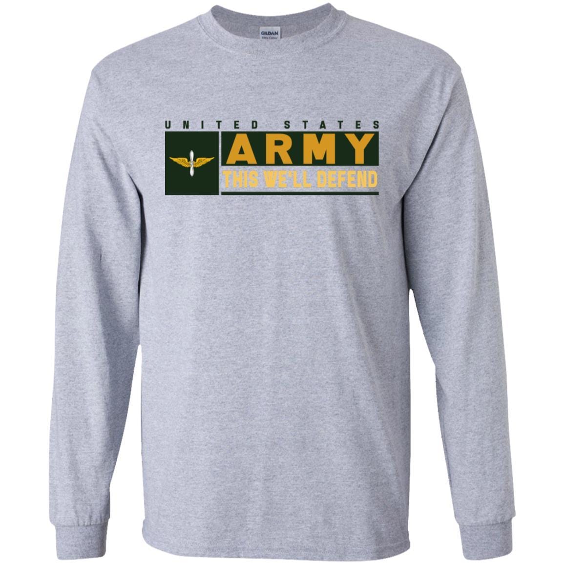 U.S Army Aviation- This We'll Defend T-Shirt On Front For Men-TShirt-Army-Veterans Nation
