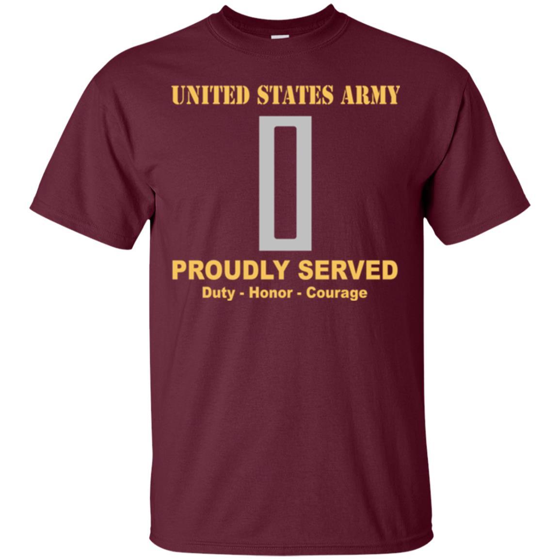 US Army W-5 Chief Warrant Officer 5 W5 CW5 Warrant Officer Ranks Men Front Shirt US Army Rank-TShirt-Army-Veterans Nation