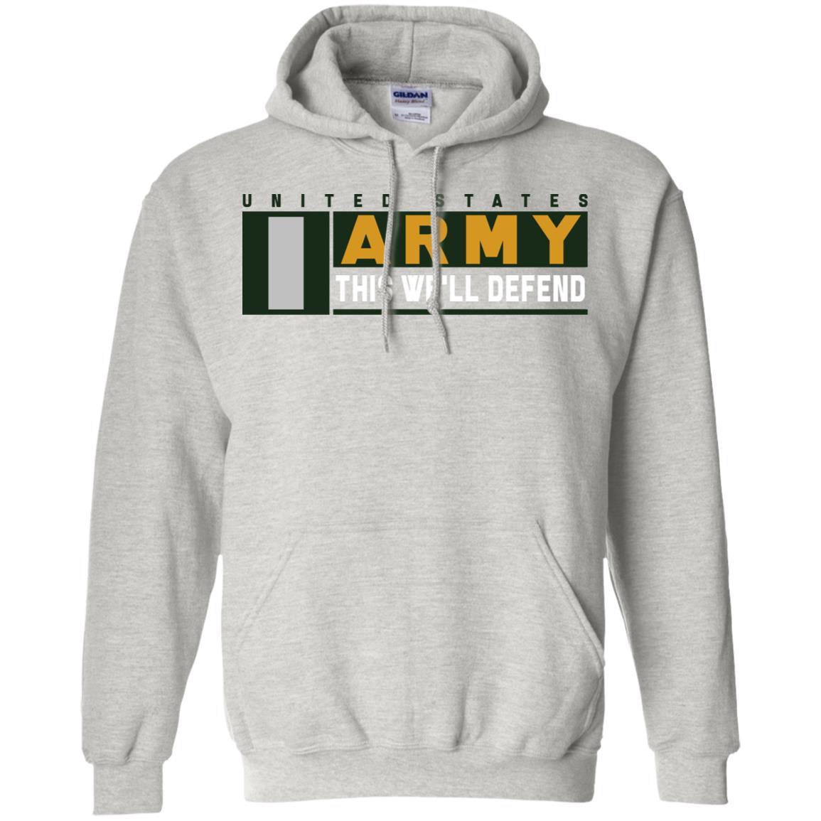 US Army O-2 This We Will Defend Long Sleeve - Pullover Hoodie-TShirt-Army-Veterans Nation