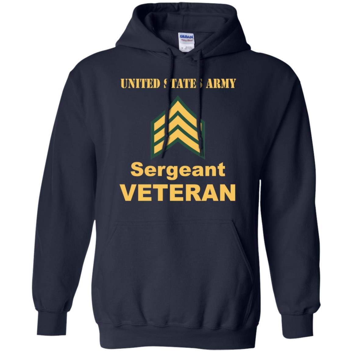 US Army E-5 Sergeant E5 SGT Noncommissioned Officer Veteran Men T Shirt On Front-TShirt-Army-Veterans Nation