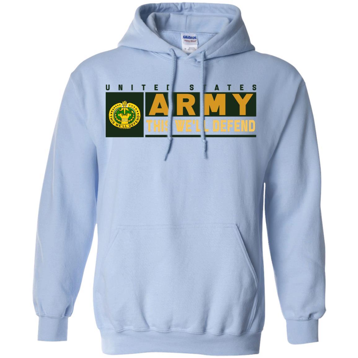 US Army Drill Sergeant- This We'll Defend T-Shirt On Front For Men-TShirt-Army-Veterans Nation