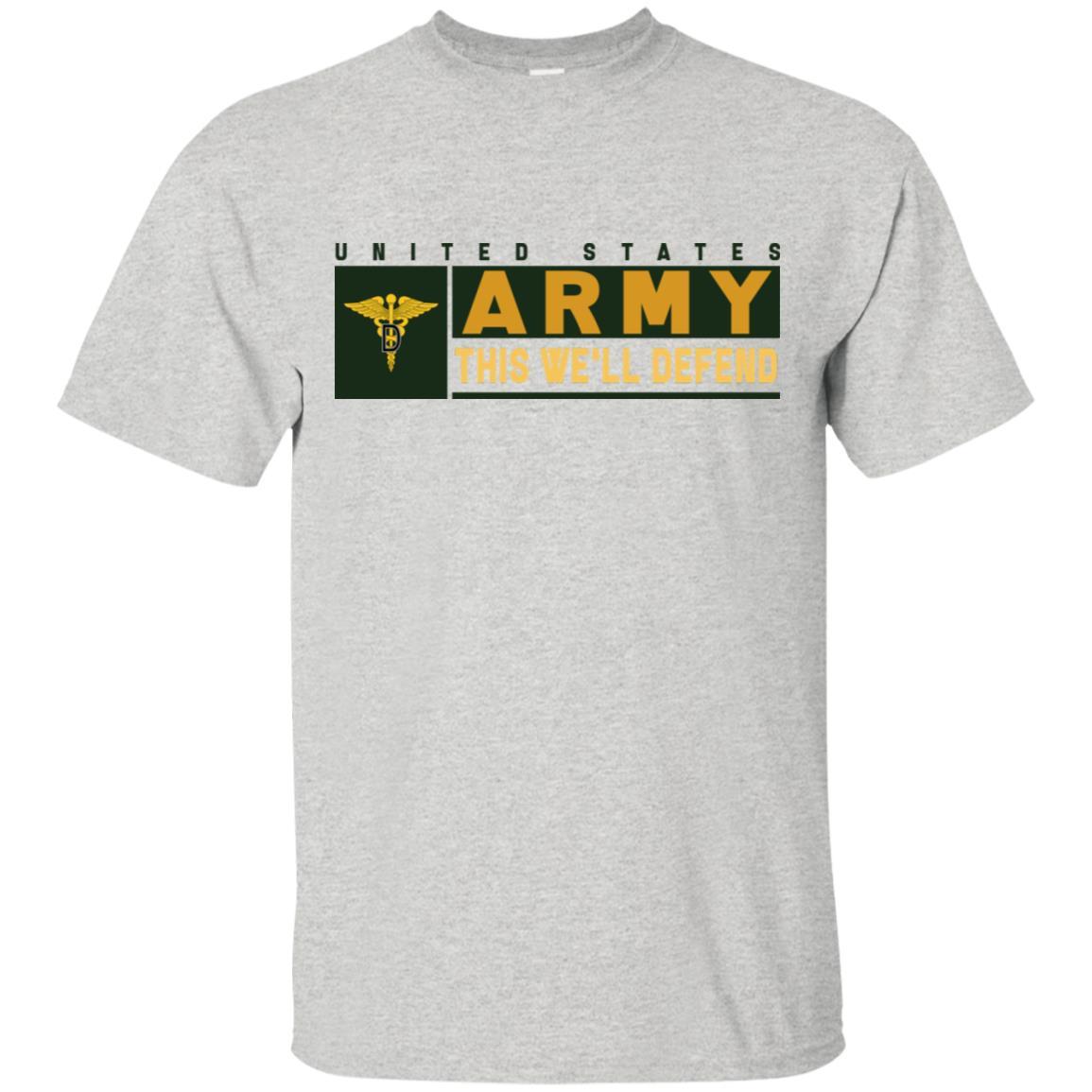 U.S. Army Dental Corps- This We'll Defend T-Shirt On Front For Men-TShirt-Army-Veterans Nation