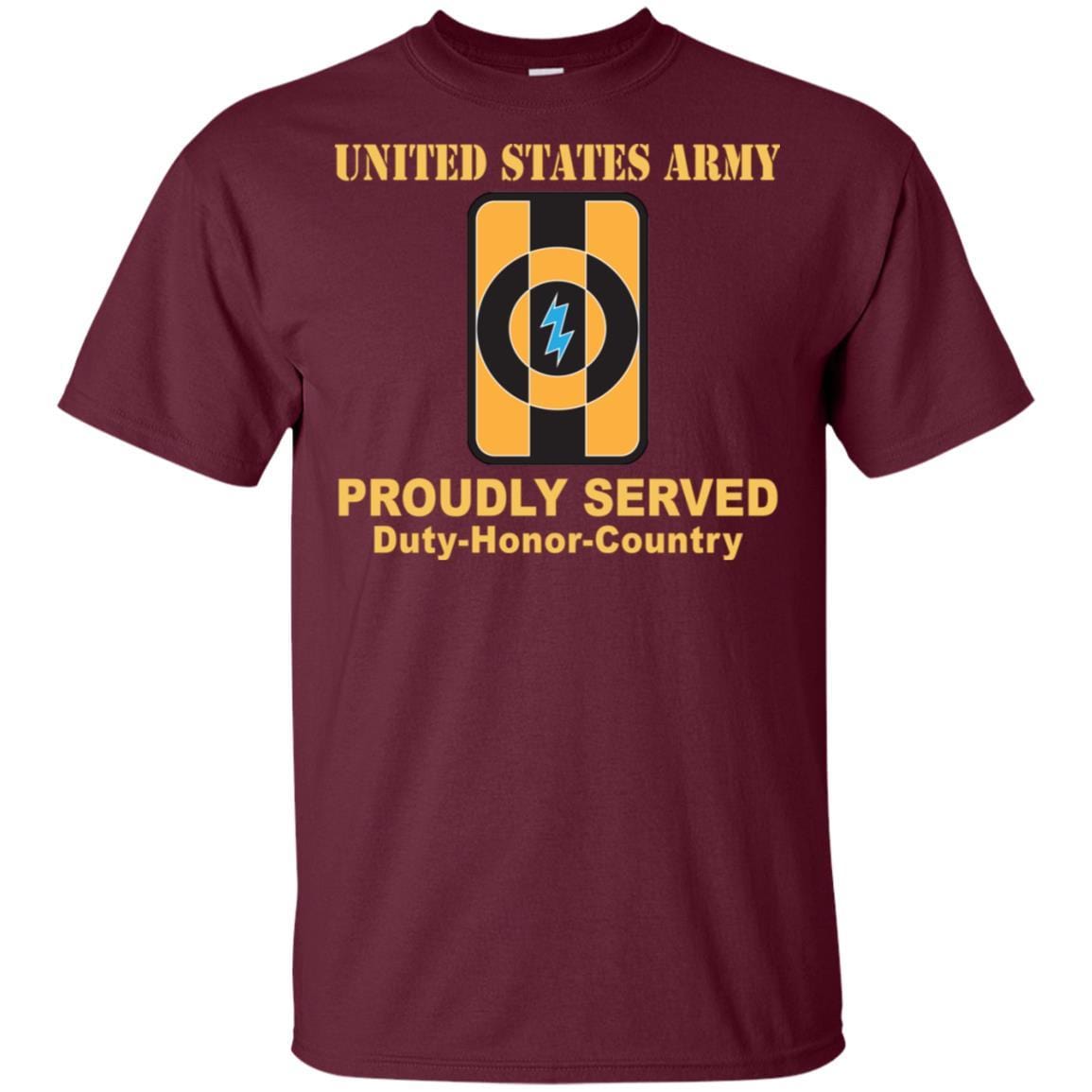 US ARMY 49TH QUARTERMASTER GROUP- Proudly Served T-Shirt On Front For Men-TShirt-Army-Veterans Nation