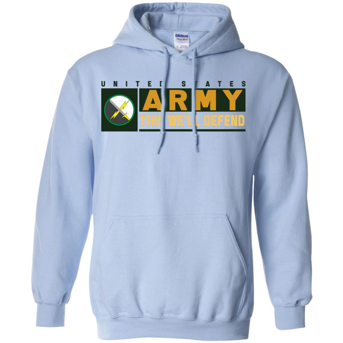 US Army 1ST INFORMATION OPERATIONS COMMAND- This We'll Defend T-Shirt On Front For Men-TShirt-Army-Veterans Nation