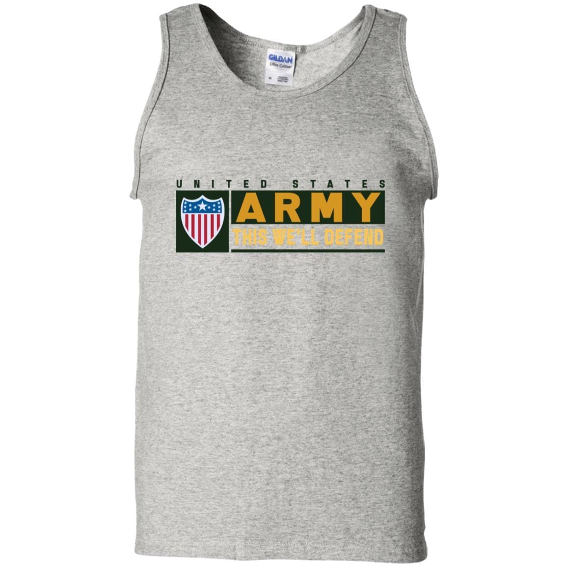 US Army Adjutant General- This We'll Defend T-Shirt On Front For Men-TShirt-Army-Veterans Nation