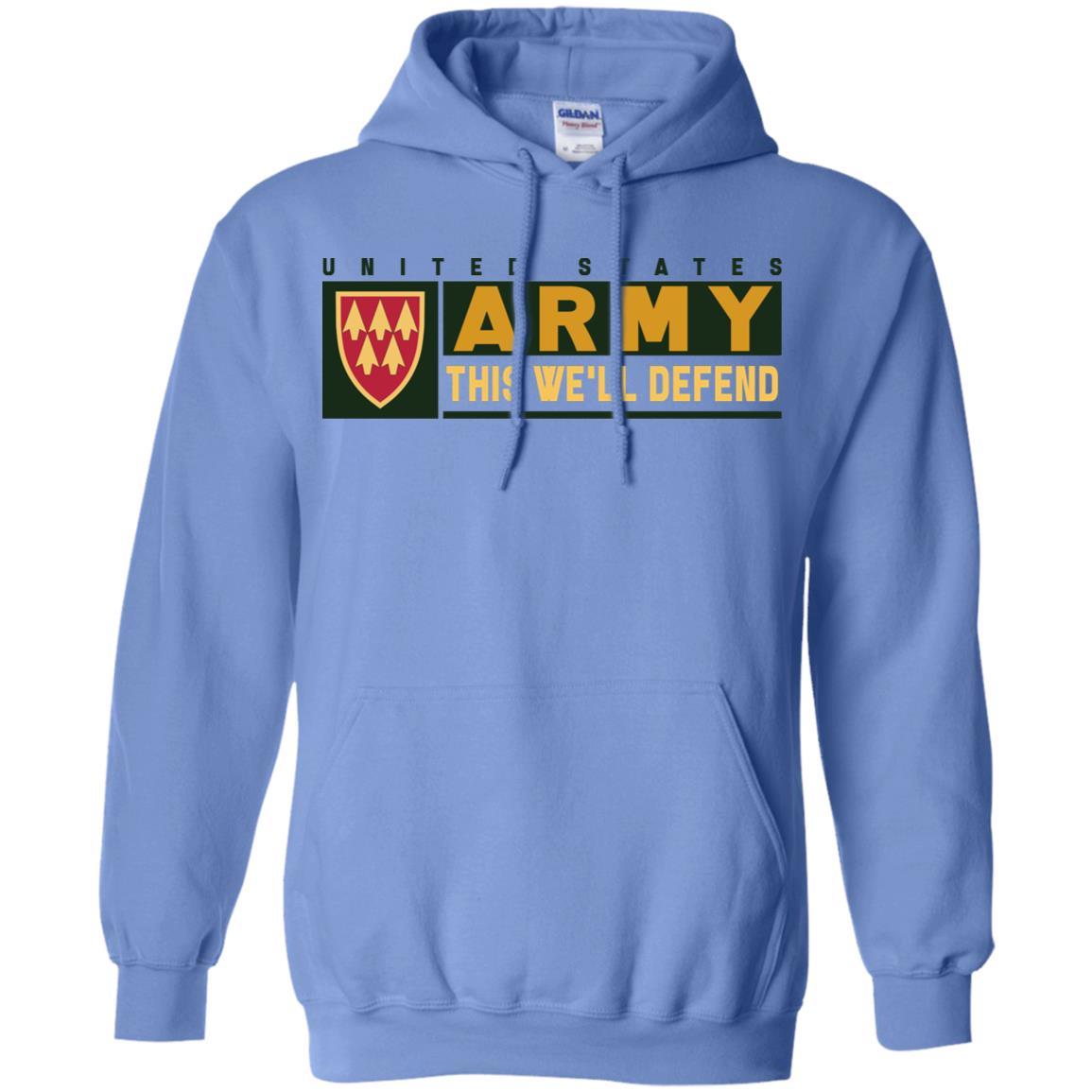 US Army 32ND AIR AND MISSILE DEFENSE COMMAND- This We'll Defend T-Shirt On Front For Men-TShirt-Army-Veterans Nation