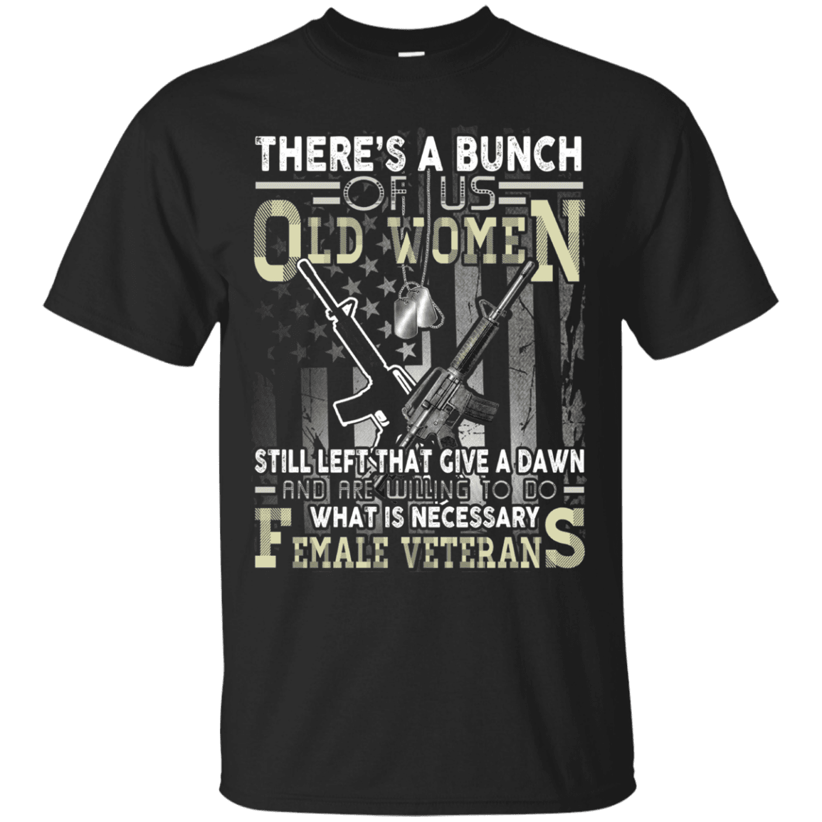 Military T-Shirt "FEMALE VETERAN"-TShirt-General-Veterans Nation