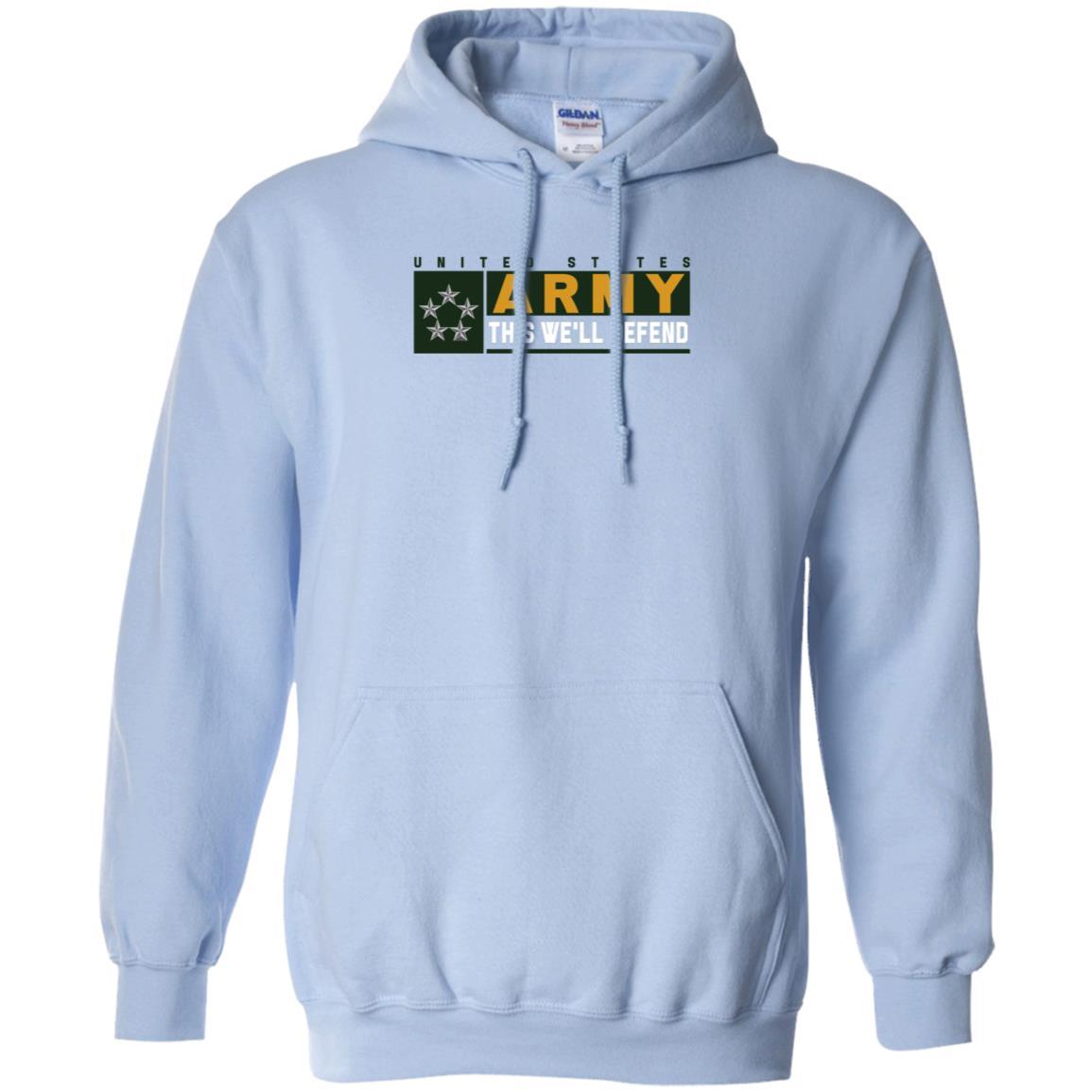 US Army O-10 GA This We Will Defend Long Sleeve - Pullover Hoodie-TShirt-Army-Veterans Nation