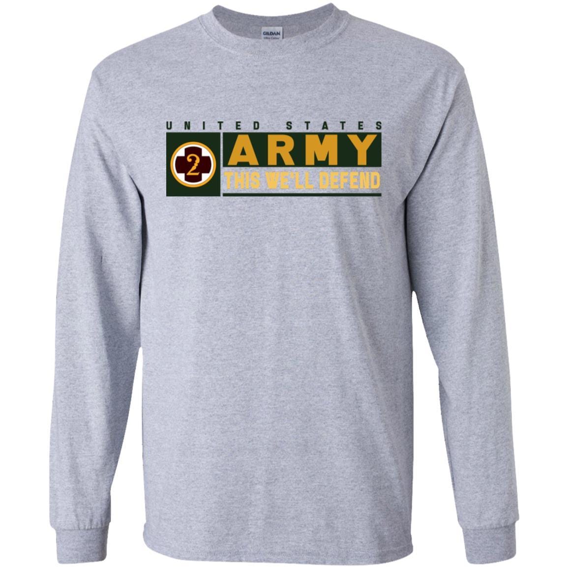 US Army 2ND MEDICAL BRIGADE- This We'll Defend T-Shirt On Front For Men-TShirt-Army-Veterans Nation