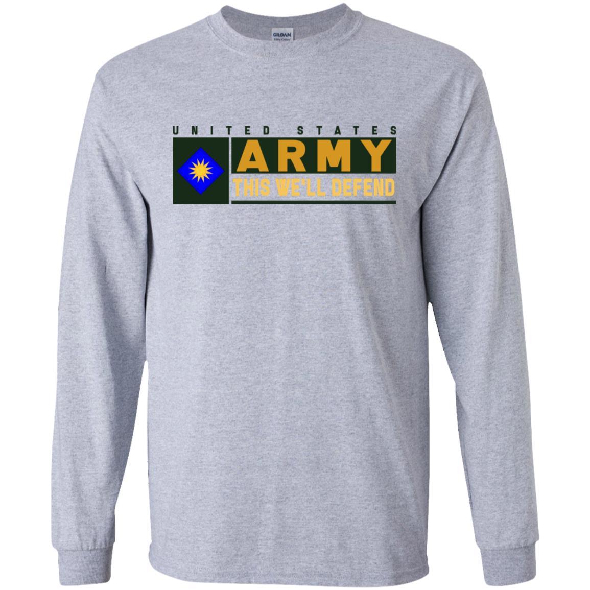 US Army 40TH INFANTRY DIVISION- This We'll Defend T-Shirt On Front For Men-TShirt-Army-Veterans Nation