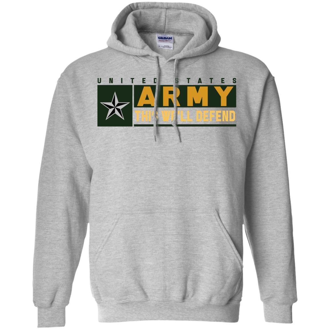 US Army O-7 This We Will Defend T-Shirt On Front For Men-TShirt-Army-Veterans Nation
