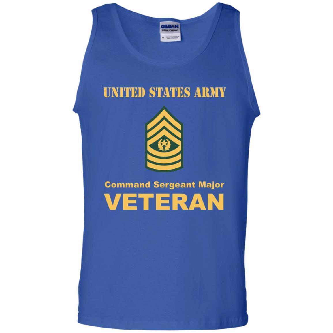 US Army E-9 Command Sergeant Major E9 CSM Noncommissioned Officer Veteran Men T Shirt On Front-TShirt-Army-Veterans Nation
