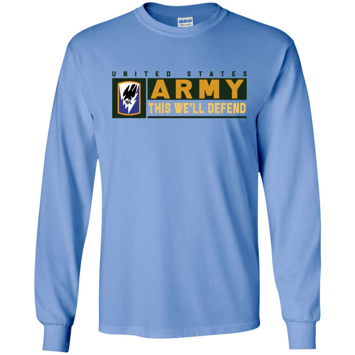 US Army 66TH THEATER AVIATION COMMAND- This We'll Defend T-Shirt On Front For Men-TShirt-Army-Veterans Nation