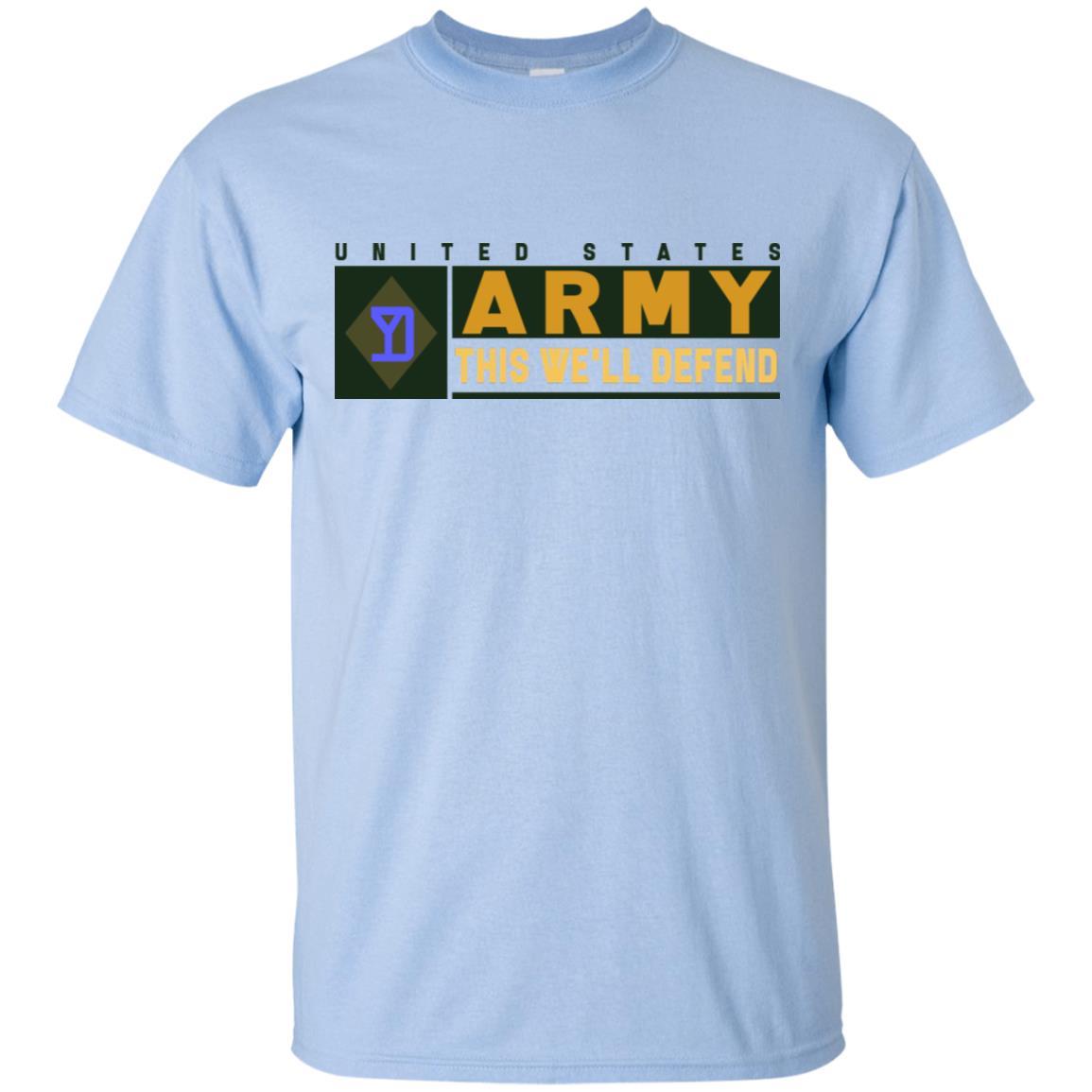 US Army 26TH MANEUVER ENHANCEMENT BRIGADE- This We'll Defend T-Shirt On Front For Men-TShirt-Army-Veterans Nation