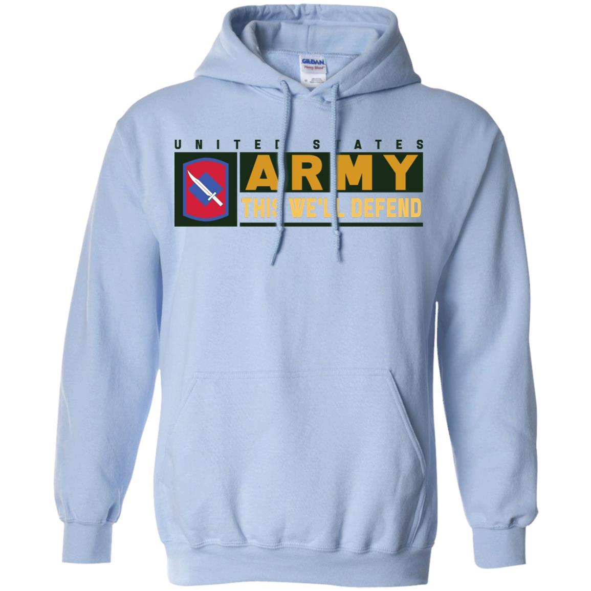 US Army 39TH INFANTRY BRIGADE- This We'll Defend T-Shirt On Front For Men-TShirt-Army-Veterans Nation