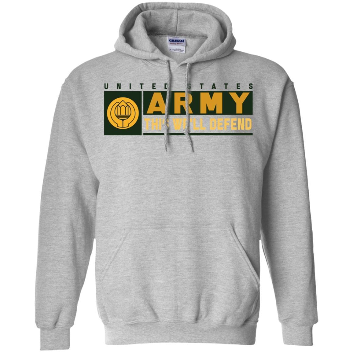 U.S Army Chaplain Assistant- This We'll Defend T-Shirt On Front For Men-TShirt-Army-Veterans Nation