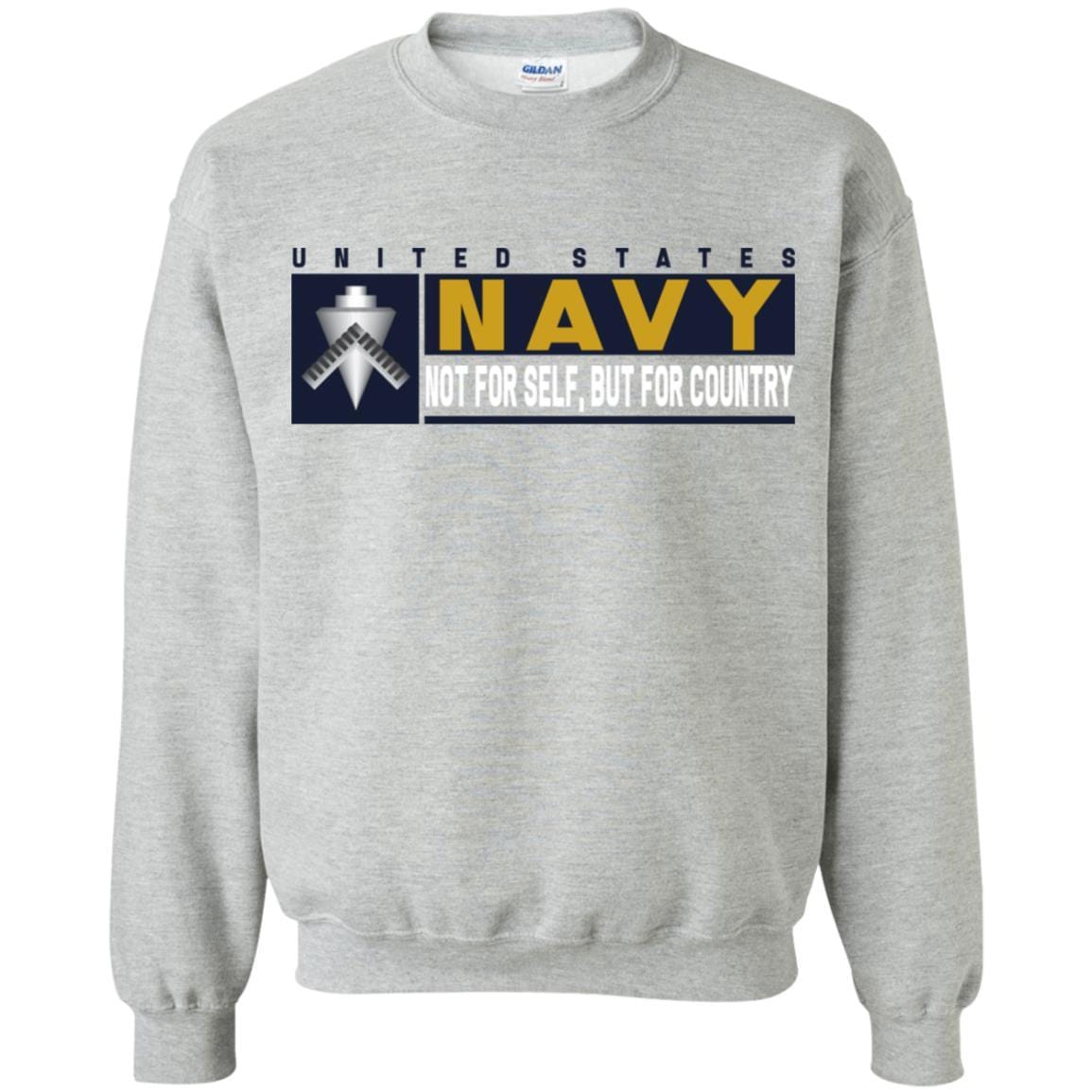 U.S Navy Builder Navy BU- Not for self Long Sleeve - Pullover Hoodie-TShirt-Navy-Veterans Nation
