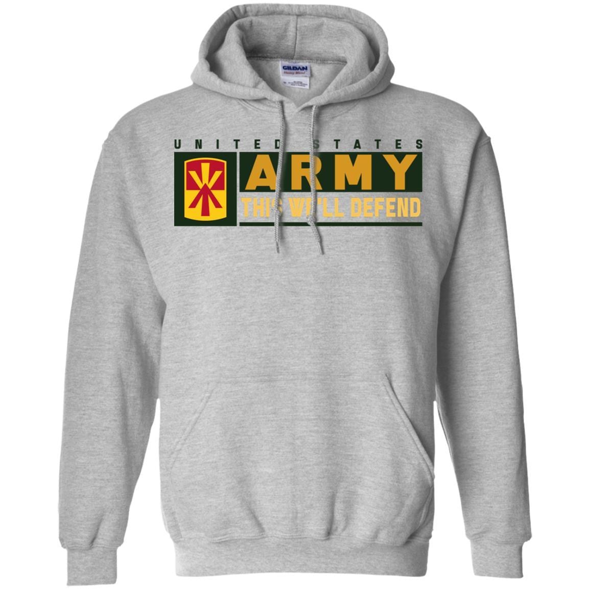 US Army 11TH AIR DEFENSE ARTILLERY BRIGADE- This We'll Defend T-Shirt On Front For Men-TShirt-Army-Veterans Nation